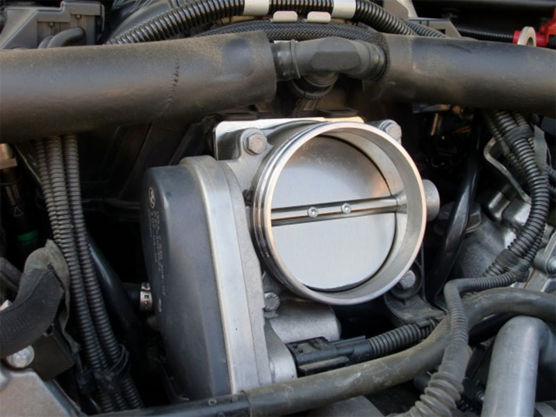 aFe Silver Bullet Throttle Body Spacers TBS BMW 5 Series (E60) 06-10 V8-4.8L - Burkken Auto Parts