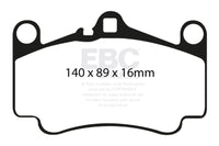 EBC 03-05 Porsche 911 (996) (Cast Iron Rotor only) 3.6 Carrera 4S Redstuff Front Brake Pads - Burkken Auto Parts