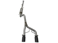 aFe Rebel Series CB 2.5in Dual Center Exit SS Exhaust w/ Black Tips 07-15 Jeep Wrangler 3.6L/3.8L V6 - Burkken Auto Parts