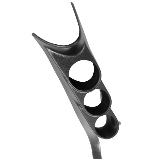 Autometer 05-09 Ford Mustang 52mm Black Triple Pillar Pod - Burkken Auto Parts