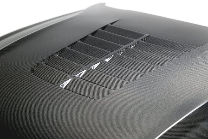 Anderson Composites 18-19 Ford Mustang Double Sided Type-GT5 Carbon Fiber Hood - Burkken Auto Parts