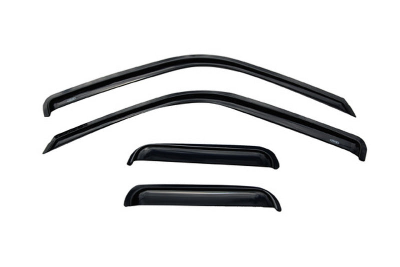 AVS 88-99 Chevy CK Ext. Cab Ventvisor Outside Mount Window Deflectors 4pc - Smoke - Burkken Auto Parts