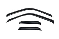 AVS 88-99 Chevy CK Ext. Cab Ventvisor Outside Mount Window Deflectors 4pc - Smoke - Burkken Auto Parts