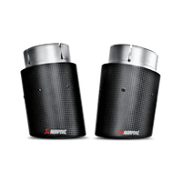 Akrapovic 16-17 BMW 340i (F30 F31) Evolution Line Cat Back (SS) w/ Carbon Tips (Req. Link Pipe) - Burkken Auto Parts
