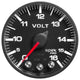 AutoMeter Gauge Voltmeter 2-1/16in. 16V Stepper Motor W/Peak & Warn Blk/Blk Spek-Pro - Burkken Auto Parts