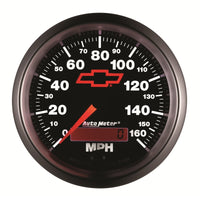 Autometer Speedometer 3-3/8in, 0-160 MPH, Elec. Programmable - Bowtie Black - Burkken Auto Parts