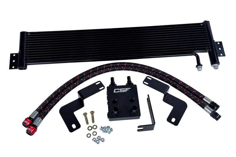 CSF 2021+ Ford Bronco 2.7L EcoBoost External Transmission Oil Cooler Kit - Burkken Auto Parts