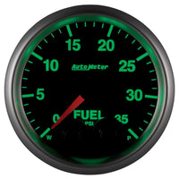 Autometer Elite 2-1/16in 0-35 PSI Fuel Pressure Stepper Motor w/ Peak & Warn - Burkken Auto Parts
