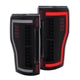 ANZO 2017+ Ford F-250 LED Taillights - Black/Clear - Burkken Auto Parts