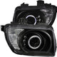 ANZO 2003-2006 Honda Element Projector Headlights w/ Halo Black - Burkken Auto Parts