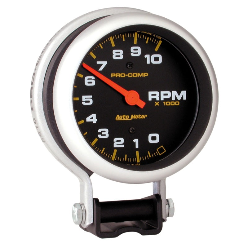 AutoMeter Gauge Tachometer 3-3/4in. 10K RPM Pedestal Pro-Comp - Burkken Auto Parts
