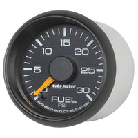 Autometer Factory Match Chevy 2-1/16in FSE 0-30 PSI Fuel Pressure Gauge - Burkken Auto Parts