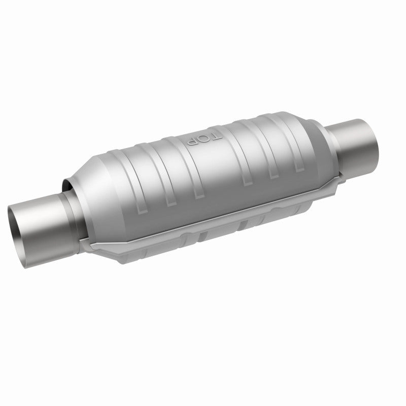MagnaFlow Catalytic Converter 2 in Inlet 2 in Outlet 11 in Length SS - Burkken Auto Parts