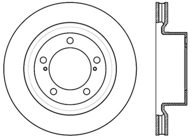 Stoptech Performance Brake Rotor 13-15 Toyota Sequoia/Tundra - Burkken Auto Parts
