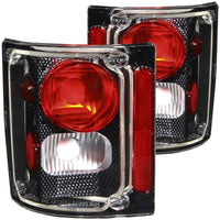 ANZO 1973-1987 Chevrolet C 10 Taillights Carbon - Burkken Auto Parts