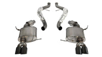 Corsa 2008-2012 BMW M3 Convertible E93 Black Sport Cat-Back Exhaust - Burkken Auto Parts