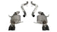 Corsa 2008-2012 BMW M3 Convertible E93 Black Sport Cat-Back Exhaust - Burkken Auto Parts