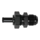 DeatschWerks 10AN Male Flare Bulkhead to 3/8in Hose Barb Straight