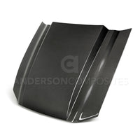 Anderson Composites 10-12 Ford Mustang Type-CJ 3in Carbon Fiber Cowl Hood - Burkken Auto Parts