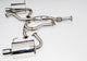 Invidia 08-09 WRX Sedan Q300 Dual Stainless Steel Tip Cat-back Exhaust - Burkken Auto Parts