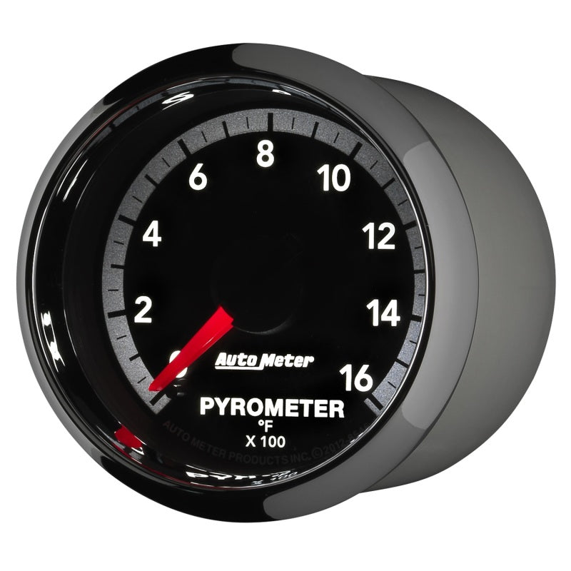 Autometer Gen4 Dodge Factory Match 52.4mm Full Sweep Electronic 0-1600 Deg F EGT/Pyrometer Gauge - Burkken Auto Parts