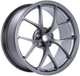 BBS FI 20x9.5 5x120 ET26 CB72.5 Titanium Wheel -82mm PFS/Clip Req