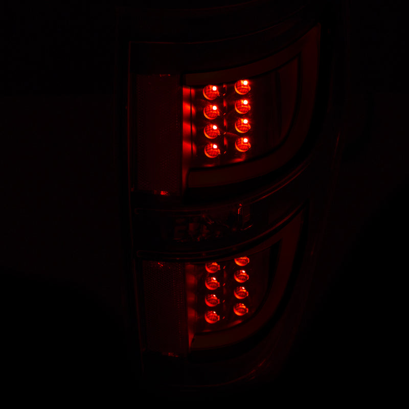 ANZO 2009-2013 Ford F-150 LED Taillights Black - Burkken Auto Parts