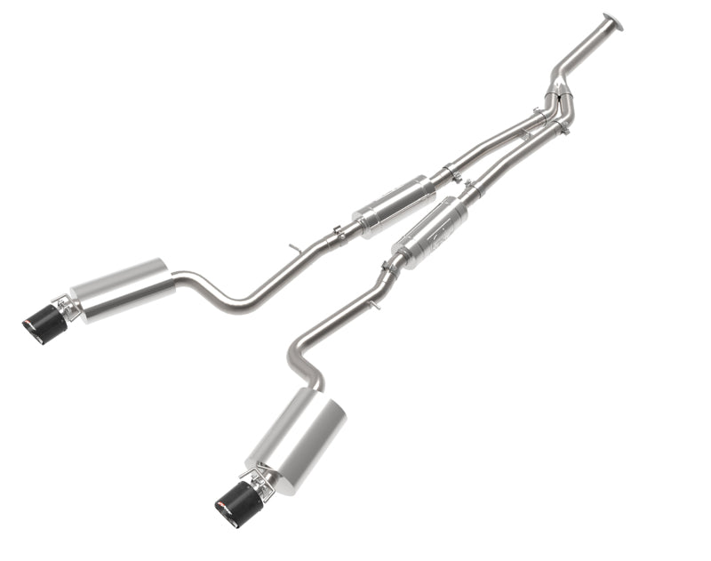 aFe POWER Takeda 16-17 Lexus IS200t L4-2.0L (t) 2.5in-3in 304 SS CB Exhaust - Carbon Fiber - Burkken Auto Parts
