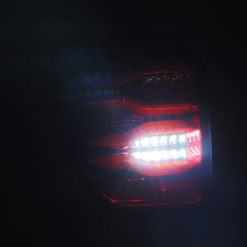 AlphaRex 10-21 Toyota 4Runner PRO-Series LED Tail Lights Red Smoke - Burkken Auto Parts