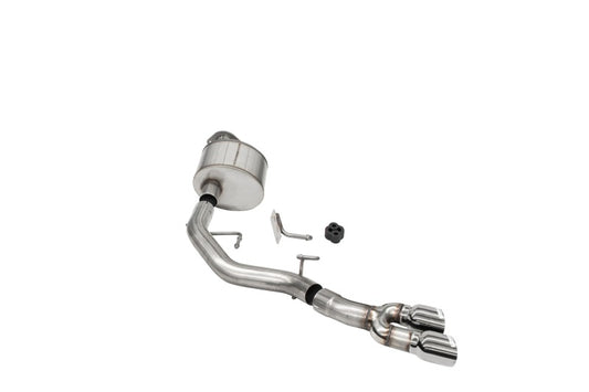 Corsa 2021-2025 Ford F-150 Regular Cab/6.5in Bed 5.0L V8 Xtreme Cat-Back Front of Tire Exit-Polished - Burkken Auto Parts
