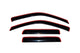 AVS 04-12 Chevy Colorado Crew Cab Ventvisor In-Channel Front & Rear Window Deflectors 4pc - Smoke - Burkken Auto Parts