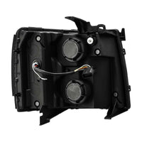 AlphaRex 07-13 Chevy 1500HD PRO-Series Proj Headlights Plank Style Chrome w/Activ Light/Seq Signal - Burkken Auto Parts