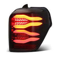 AlphaRex 10-21 Toyota 4Runner PRO-Series LED Tail Lights Jet Black - Burkken Auto Parts