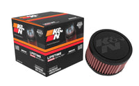 K&N Universal Clamp-On Air Filter 2.25in Flange ID 3.5in OD 2in Height - Burkken Auto Parts