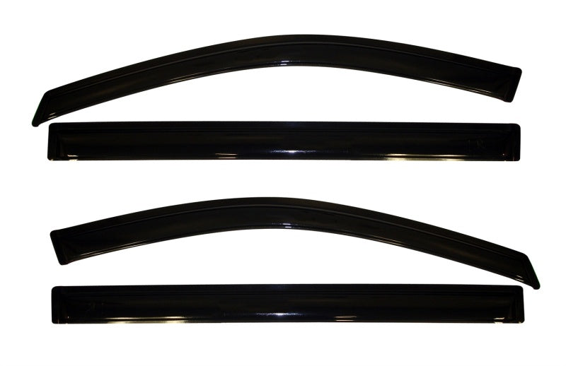 AVS 08-16 Chrysler Town & Country Ventvisor Outside Mount Window Deflectors 4pc - Smoke - Burkken Auto Parts