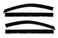 AVS 08-16 Chrysler Town & Country Ventvisor Outside Mount Window Deflectors 4pc - Smoke - Burkken Auto Parts