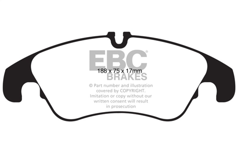 EBC 11 Audi A6 2.0 Turbo Greenstuff Front Brake Pads - Burkken Auto Parts