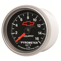 Autometer GM Full Sweep Electric 52mm 0-1600 degree F Pyrometer - Burkken Auto Parts
