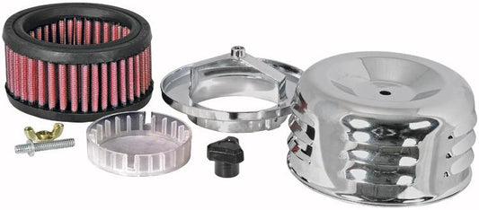 K&N Lvrd 2-3/16in Or 2-5/18in Flg. 4in Top (1) - Burkken Auto Parts