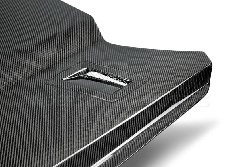 Anderson Composites 15-17 Ford Mustang (Excl. GT350/GT350R) Type-G Double Sided Hood - Burkken Auto Parts
