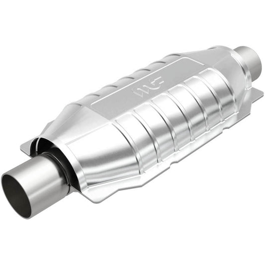 MagnaFlow Universal CARB Compliant Catalytic Converter 2in Inlet/Outlet 16in Length 6.375in Width - Burkken Auto Parts