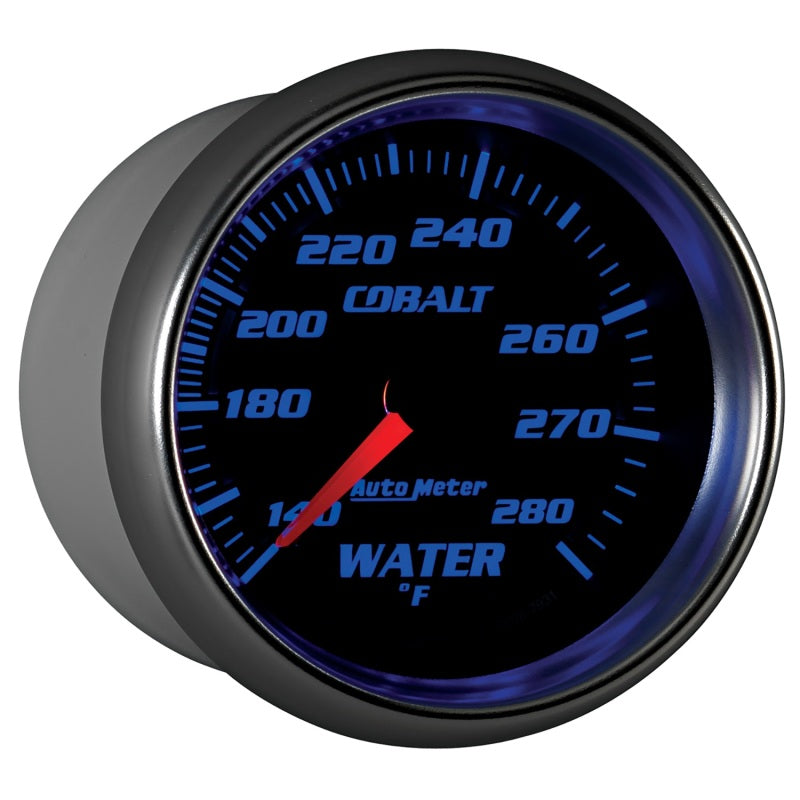 Autometer Cobalt 66.7mm 140-280 degree F. Water Temprature  Gauge - Burkken Auto Parts