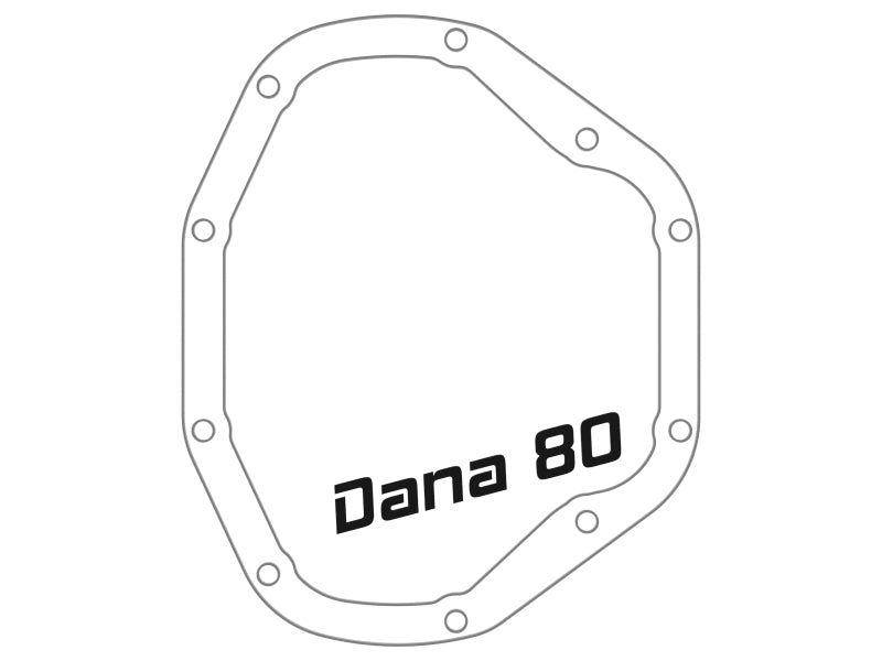 afe Rear Differential Cover (Raw; Street Series); Dodge Diesel Trucks 94-02 L6-5.9L (td) - Burkken Auto Parts