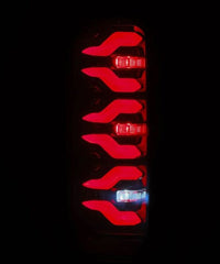 AlphaRex 87-96 Ford Bronco/F-150 Luxx-Series LED Tail Lights - Black Red - Burkken Auto Parts