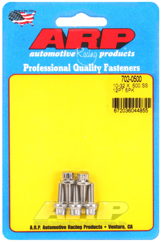 ARP 10-32 x .500 12pt SS bolts - Burkken Auto Parts
