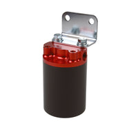 Aeromotive Canister Fuel Filter - 3/8 NPT/100-Micron (Red Housing w/Black Sleeve) - Burkken Auto Parts