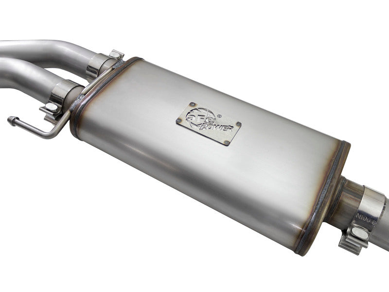 aFe Rebel Exhausts 3in SS Cat-Back 15-16 Ford F-150 EcoBoost V6 2.7/3.5L V8 5.0L w/ Black Tips - Burkken Auto Parts
