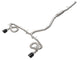 aFe 22-23 Honda Civic Si L4 1.5L (t) Takeda 2.5in to 3in 304 SS Cat-Back Exhaust w/ Black Tips - Burkken Auto Parts