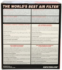 K&N Filter Universal Rubber Filter-Rd Tapered 3in Flange ID x 6in Base OD x 5in Top OD x 5.563in H - Burkken Auto Parts