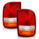 ANZO 1993-1997 Ford Ranger Tail Light Red/Clear (OE) - Burkken Auto Parts